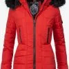 Navahoo Winterjassen Winterjas Adele Dames Rood
