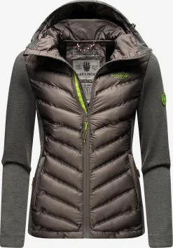 Navahoo Tussenjassen Tussenjas Nimm Mich Mit Dames Chocoladebruin / Donkergrijs