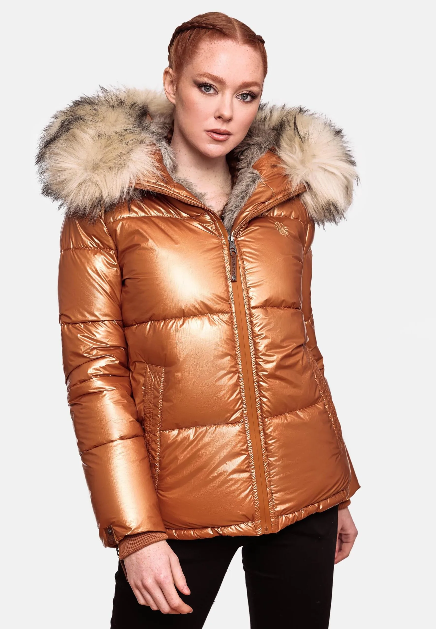 Navahoo Winterjassen Winterjas Tikunaa Dames Bruin 6 Navahoo Winterjassen Winterjas Tikunaa Dames Bruin - Afbeelding 6