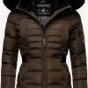 Navahoo Winterjassen Winterjas Melikaa Dames Chocoladebruin