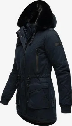 Navahoo Parkas Winterparka Dames Navy -Tussen Trend Verkoopwinkel d7f4820e3419498f0d168713bb220e6a