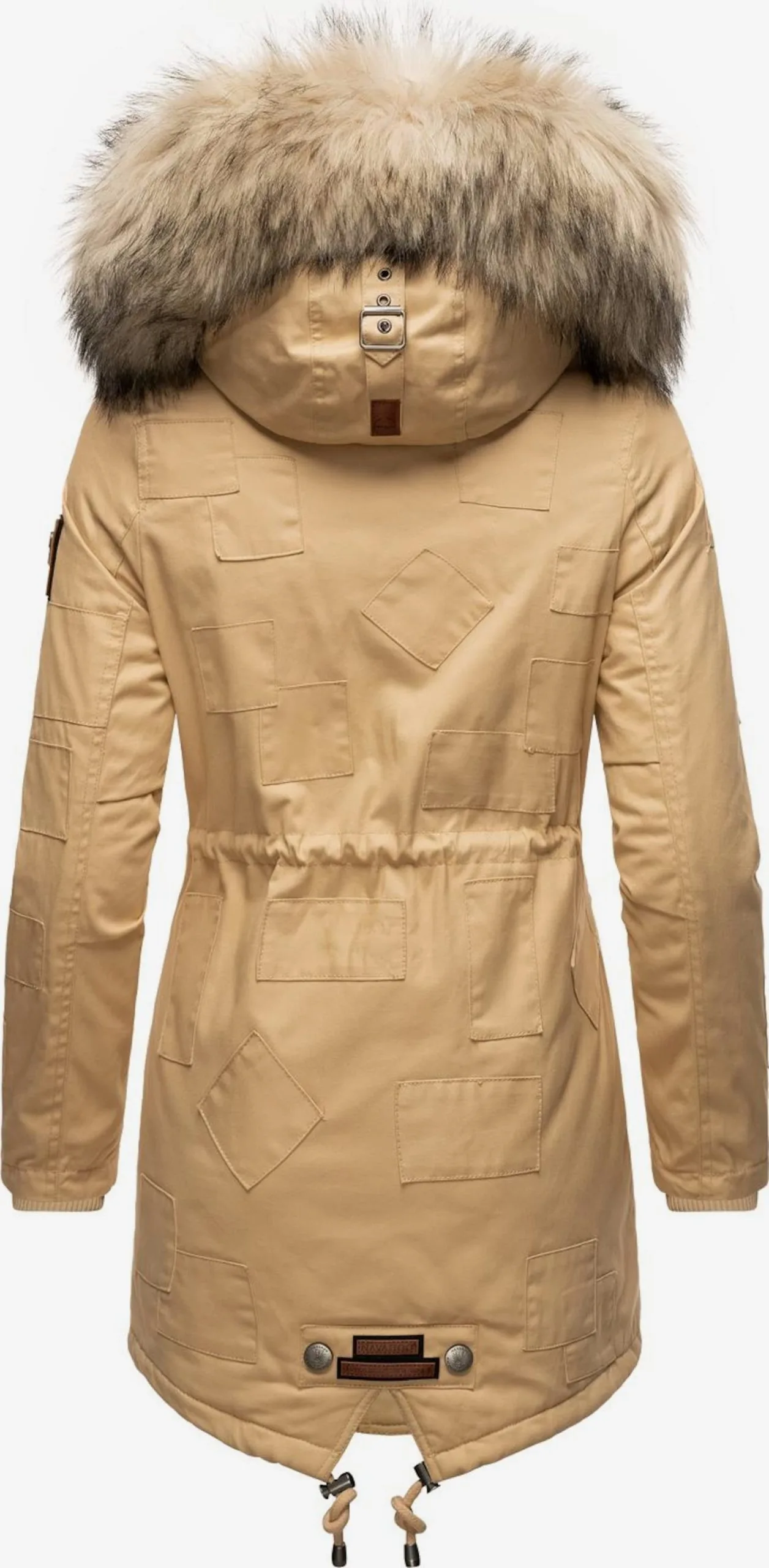 Navahoo Parkas Winterparka Honigfee Dames Lichtbeige 3 Navahoo Parkas Winterparka Honigfee Dames Lichtbeige - Afbeelding 3