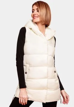 Navahoo Bodywarmers Bodywarmer Madilynaa Dames Offwhite -Tussen Trend Verkoopwinkel e57df0ae7c7220f2909470b28d8ba00c