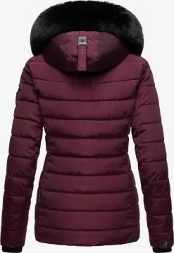 Navahoo Winterjassen Winterjas Milianaa Dames Aubergine -Tussen Trend Verkoopwinkel e8cb8fb34efac938d59f3450b90097aa