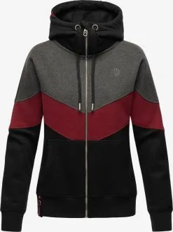 Navahoo Sweatvesten Sweatvest Honigperle Dames Zwart