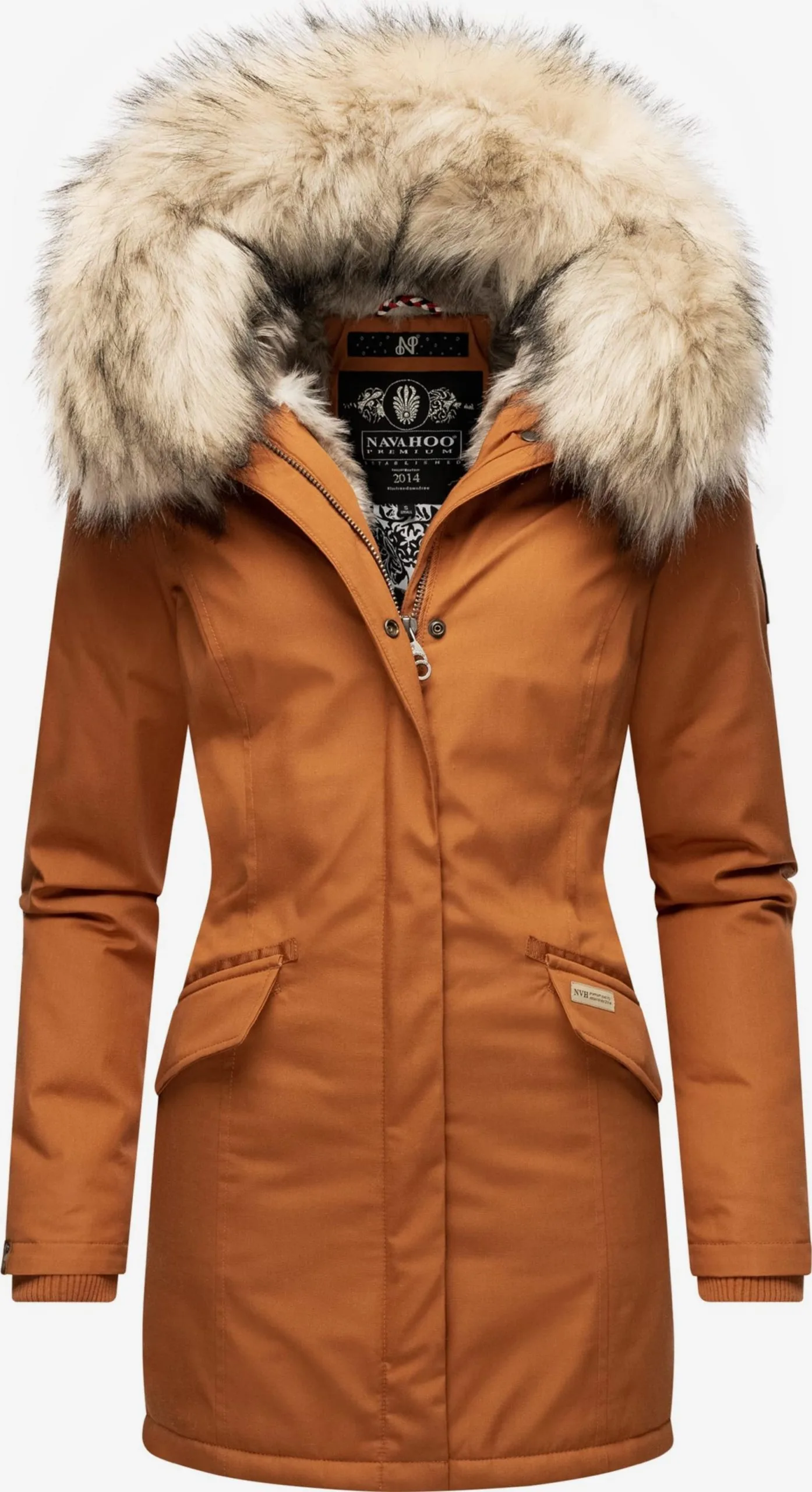 Navahoo Parkas Winterparka Cristal Dames Oker 1 Navahoo Parkas Winterparka Cristal Dames Oker
