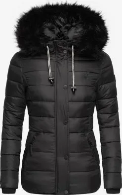 Navahoo Winterjassen Winterjas Zuckerbiene Dames Zwart