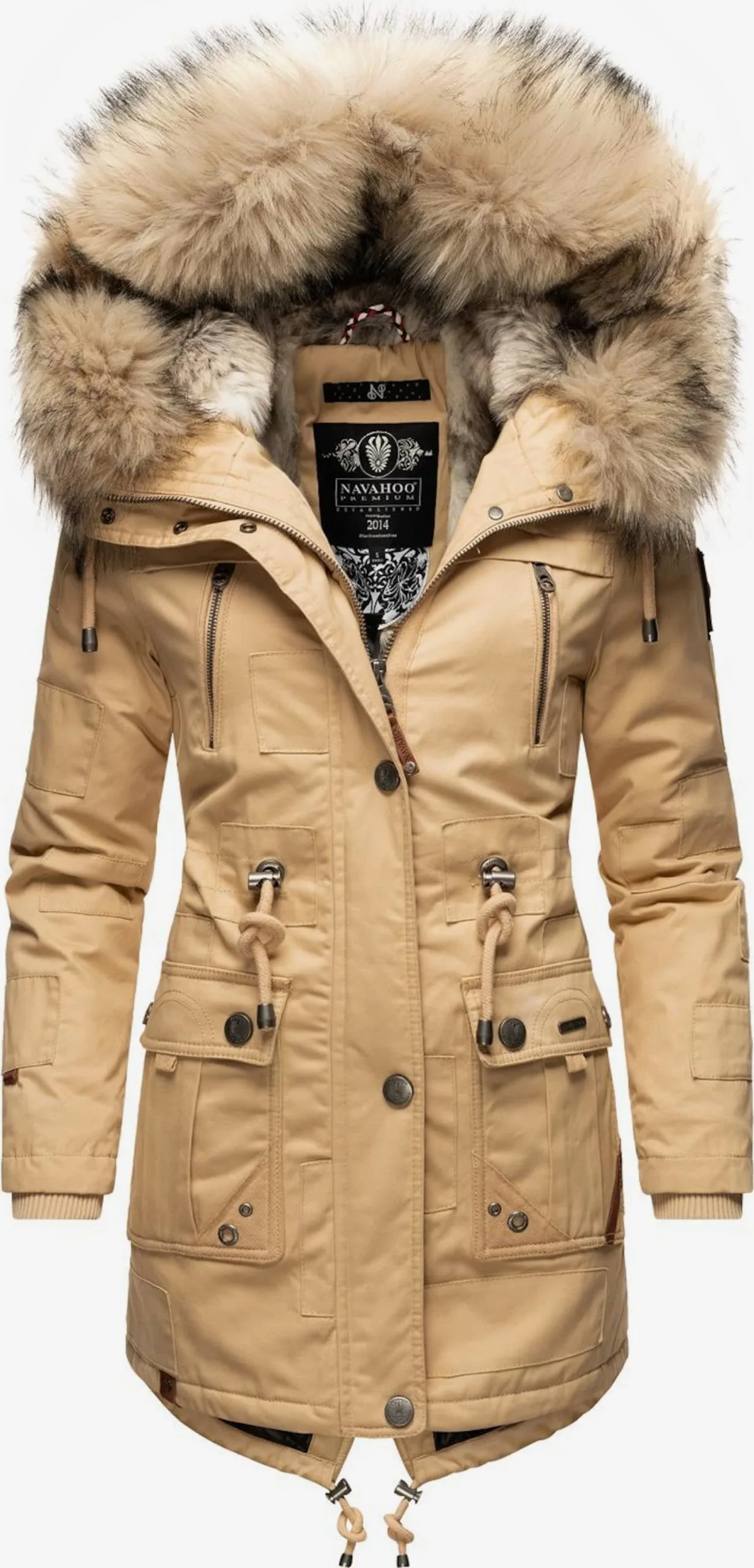 Navahoo Parkas Winterparka Honigfee Dames Lichtbeige 1 Navahoo Parkas Winterparka Honigfee Dames Lichtbeige