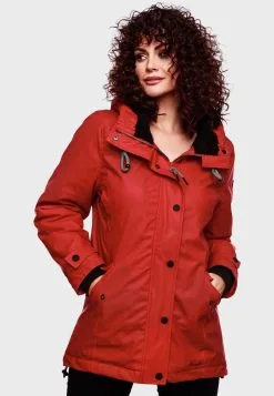 Navahoo Winterjassen Winterjas Lindraa Dames Cranberry -Tussen Trend Verkoopwinkel f0e92a3492d020212c6f329eda6f045f