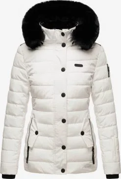 Navahoo Winterjassen Winterjas Milianaa Dames Wit -Tussen Trend Verkoopwinkel f344d2cad6bff27e3971bfd28071022c