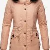 Navahoo Parkas Winterparka Dames Rosa